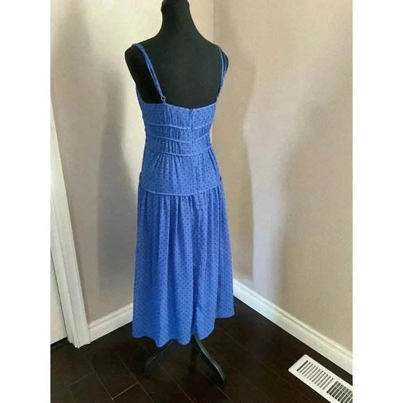 La Mason Talulah Blue Poke-a-Dot Dress - Picture 3 of 5
